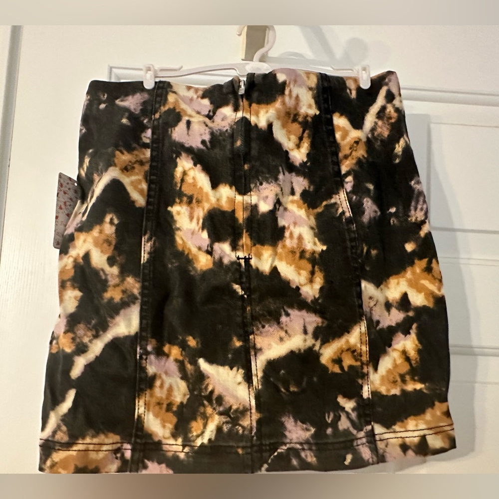 NWT size 6 free people denim skirt modern femme mini